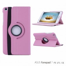 เคส ASUS Fonepad 7 (FE171CG) เอซุส โฟนแพด7 หมุนได้ 360 องศา หนังPU ฝาพับเป็นขาตั้งได้ (ชมพู)