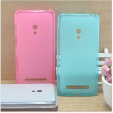 เคสยางซิลิโคน TPU สีเรียบ ASUS Zenfone 6 สีฟ้า