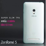 เคส ASUS Zenfone 5 | เคสนิ่ม Super Slim TPU บางพิเศษ พร้อมจุด Pixel ขนาดเล็กด้านในเคสป้องกันเคสติดกับตัวเครื่อง (ฟ้า/ใส)