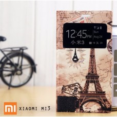 เคสฝาพับพิมพ์ลาย เปิด-ปิด อัตโนมัติ (Premium Flip Case) Xiaomi MI3 ลายที่ 3