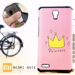 เคส Xiaomi Redmi Note เคสนิ่มพื้นผิวป้องกันการลื่น (Premium TPU) แบบ D