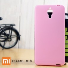 เคส Xiaomi MI4 l เคส JELLY ผิวมันวาวสีสันสดใส สีชมพู