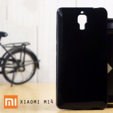เคส Xiaomi MI4 l เคส JELLY ผิวมันวาวสีสันสดใส สีดำ