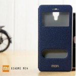 เคส Xiaomi Mi4 (M4) | เคสฝาพับ ช่องรูดรับสาย ของแท้จาก Mofi สีน้ำเงิน