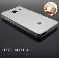 เคส Xiaomi Redmi 2s l ฝาหลัง + ขอบกันกระแทก Bumper สีเงิน