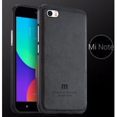 เคส Mi Note / Mi Note Pro Bumper (เกรด Premium) พร้อมฝาหลัง (หนัง) สีดำล้วน