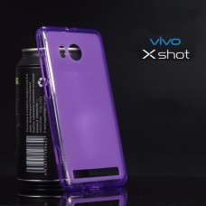 เคส Vivo Xshot เคส TPU สีเรียบ สีม่วง