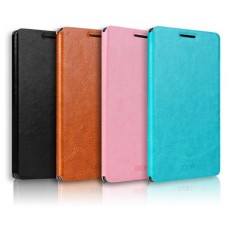 เคส Vivo X5Pro เคสหนัง + แผ่นเหล็กป้องกันตัวเครื่อง (บางพิเศษ) สีน้ำตาล