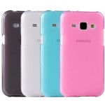 เคส Samsung Galaxy J2 เคสนิ่ม TPU (ลดรอยนิ้วมือบนตัวเคส) สีเรียบ สีฟ้า