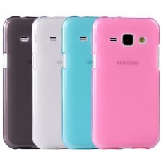 เคส Samsung Galaxy J2 เคสนิ่ม TPU (ลดรอยนิ้วมือบนตัวเคส) สีเรียบ สีดำ