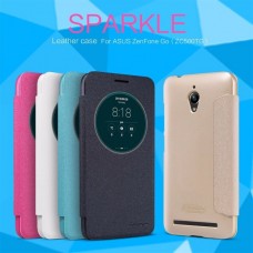 เคส Zenfone GO (ZC500TG) เคสฝาพับ Nillkin Sparkle (ของแท้) สีฟ้า