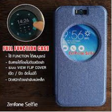 เคส Zenfone GO (ZC500TG) เคสฝาพับ FULL FUNCTION มีแถบแม่เหล็กที่ฝาปิด (เย็บขอบ) สีน้ำเงิน