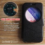 เคส Zenfone 2 Laser (5 นิ้ว) เคสฝาพับ แบบพิเศษ FULL FUNCTION ช่องกว้างพิเศษ รองรับการทำงานได้สมบูรณ์แบบ สีดำ