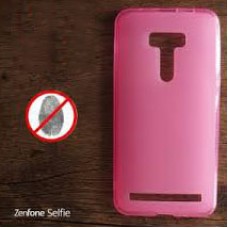 เคส Zenfone Selfie (ZD551KL) เคสนิ่ม TPU (ลดรอยนิ้วมือบนตัวเคส) สีเรียบ สีชมพู