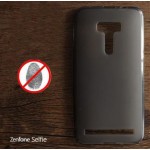 เคส Zenfone Selfie (ZD551KL) เคสนิ่ม TPU (ลดรอยนิ้วมือบนตัวเคส) สีเรียบ สีดำ