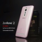 เคส Zenfone 2 (ZE551ML / ZE550ML) | เคสนิ่ม Super Slim TPU บางพิเศษ พร้อมจุด Pixel ขนาดเล็กด้านในเคสป้องกันเคสติดกับตัวเครื่อง (ชมพู/ใส)