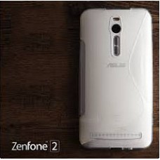 เคส Zenfone 2 (ZE551ML / ZE550ML) | เคสนิ่ม ซิลิโคน คุณภาพดี แบบทูโทน สีขาว / ใส