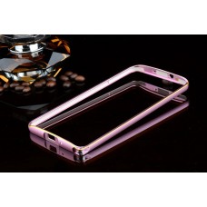 เคส Asus Zenfone 2 (ZE551ML / ZE550ML) Bumper ขอบกันกระแทก บั๊มเปอร์ (สีชมพู / ขลิบทอง)