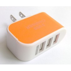 ที่ชาร์จ 3 USB Charger LED สีส้ม