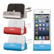 ที่ชาร์จ Belkin Charge Sync DOCK For iPhone 5 - ฟ้า