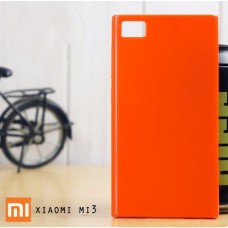 เคส Xiaomi Mi3 l เคส JELLY ผิวมันวาวสีสันสดใส สีส้ม