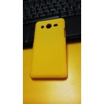 เคส Samsung Galaxy Core 2 Duos | เคสแข็งสีเรียบ สีเหลือง