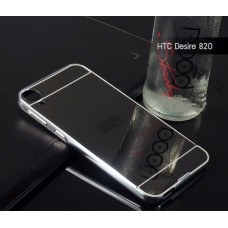 เคส HTC Desire 820 l เคสฝาหลัง + Bumper (แบบเงา) ขอบกันกระแทก สีสเปซเกรย์