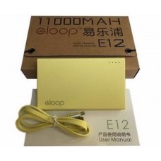 ELOOP E12 Power bank 11000 mAh เหลือง