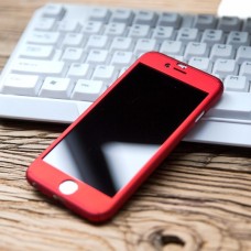 เคส iPaky 360 Degree พร้อมกระจกนิรภัยสำหรับ iphone 6 ( Metalic Red )