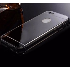 เคส iPhone 6 Plus l เคสฝาหลัง + Bumper (แบบเงา) ขอบกันกระแทก สีสเปซเกรย์ 