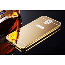 เคส Samsung Galaxy Note 3 l เคสฝาหลัง + Bumper (แบบเงา) ขอบกันกระแทก สีทอง