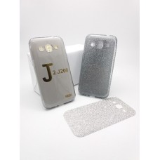 เคส Samsung Galaxy J2 เคสนิ่ม Slim TPU พร้อมจุด Pixel ขนาดเล็กด้านในเคสป้องกันเคสติดกับตัวเครื่อง (แถมแผ่นกากเพชร) สีดำใส