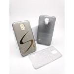 เคส Samsung Galaxy S5 เคสนิ่ม Slim TPU พร้อมจุด Pixel ขนาดเล็กด้านในเคสป้องกันเคสติดกับตัวเครื่อง (แถมแผ่นกากเพชร) สีดำใส