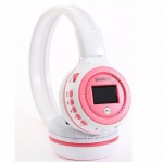 หูฟัง บลูทูธ Zealot B570 Bluetooth Headphone สีขาว-ชมพู