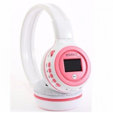 หูฟัง บลูทูธ Zealot B570 Bluetooth Headphone สีขาว-ชมพู