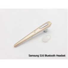 หูฟัง บลูทูธ Samsung S16 Bluetooth Headset สีทอง