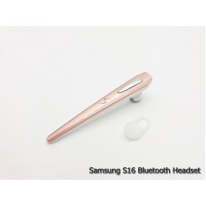หูฟัง บลูทูธ Samsung S16 Bluetooth Headset สีโรสโกลด์