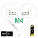 หูฟัง สมอลล์ทอล์ค Hoco M4 Colorful Earphone สีขาว