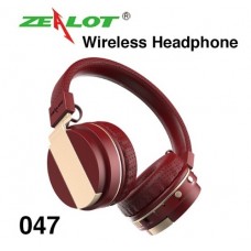 หูฟัง บลูทูธ Zealot 047 Wireless Headphone สีแดง