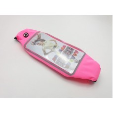 กระเป๋าคาดเอว ใส่โทรศัพท์ มือถือ Extreme Fitting Belt สีชมพูอ่อน