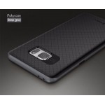 เคส Samsung Galaxy Note 7 เคส iPaky Hybrid Bumper เคสนิ่มพร้อมขอบบั๊มเปอร์ สีดำ ขอบ เทา Deep gray