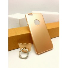 เคส iPhone 6 / 6s เคสแข็งความยืดหยุ่นสูง (บางพิเศษ) พร้อม Ring Holder สีทอง