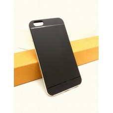 เคส iPhone 6 Plus เคส iPaky Hybrid Bumper เคสนิ่มพร้อมขอบบั๊มเปอร์ สีดำขอบเงิน