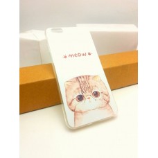 เคส iPhone 6 Plus เคสนิ่ม TPU พิมพ์ลาย ลายแมว 1