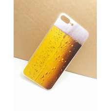 เคส iPhone 7 Plus (5.5") เคสนิ่ม TPU พิมพ์ลาย แก้วเบียร์