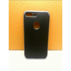 เคส iPhone 7 Plus (5.5") เคส iPaky Hybrid Bumper เคสนิ่มพร้อมขอบบั๊มเปอร์ สีดำขอบเทา