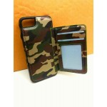 เคส iPhone 7 (4.7") เคส Bumper หุ้มหนัง (ลายทหาร) พร้อมช่องใส่บัตร (ฝาพับแม่เหล็ก)