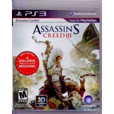 PS3: Assassin’s creed 3