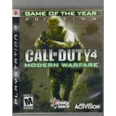 PS3: Call of duty 4 modern warfare game of the year