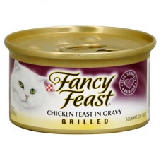 Fancy Feast Grilled Chicken in Gravy ชนิดเปียก สำหรับแมวโต สูตรเนื้อไก่ในน้ำเกรวี่ 85 กรัม